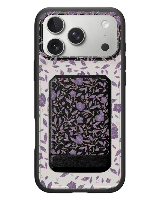 iPhone Magnetic Multifold Wallet - Sketchy Flower 4.0