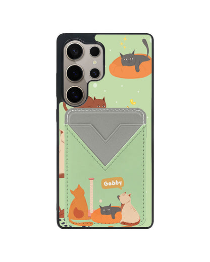 Android Avant Wallet Case - Playful Cat