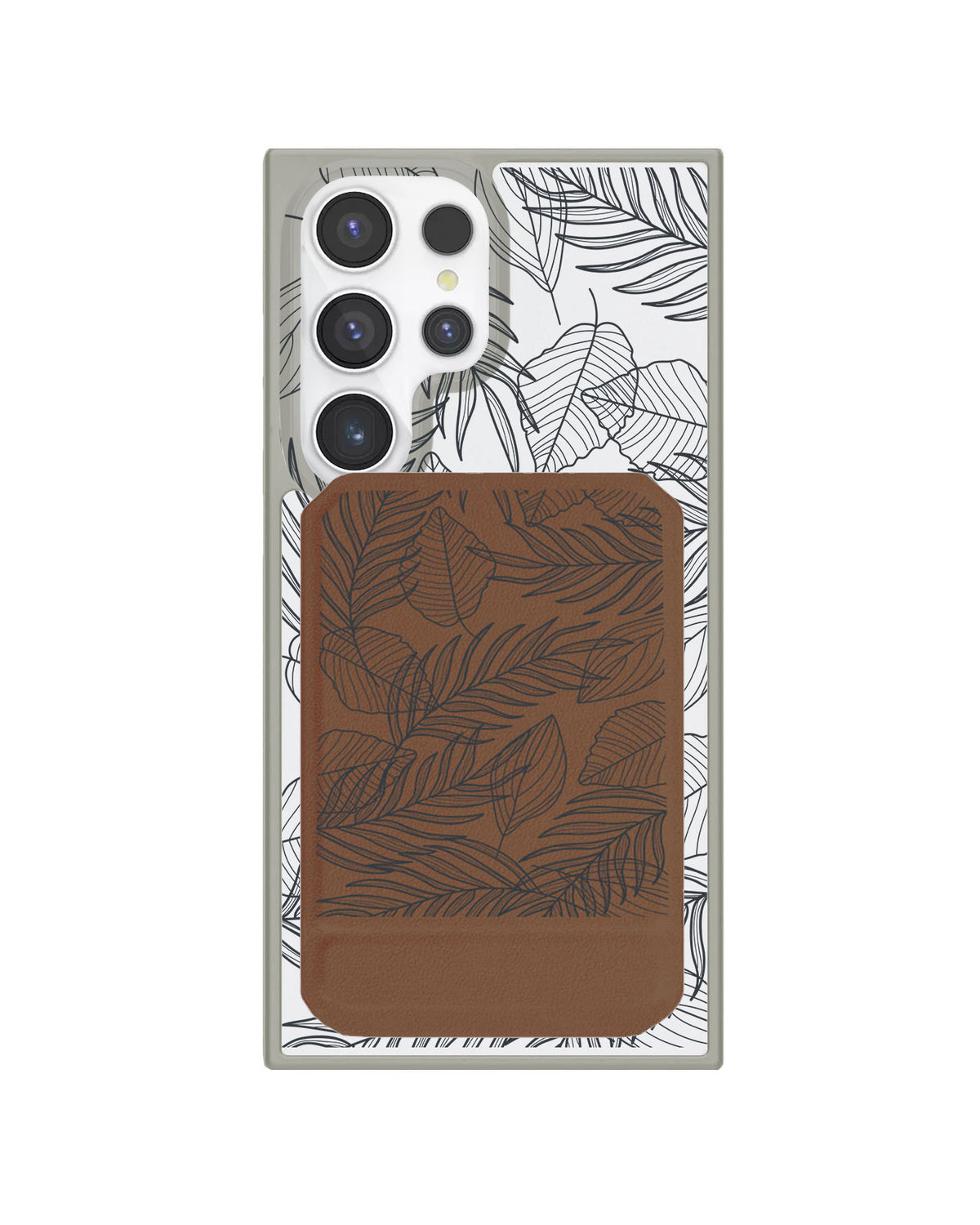 Android Magnetic Multifold Wallet - Sketchy Tropical 2.0