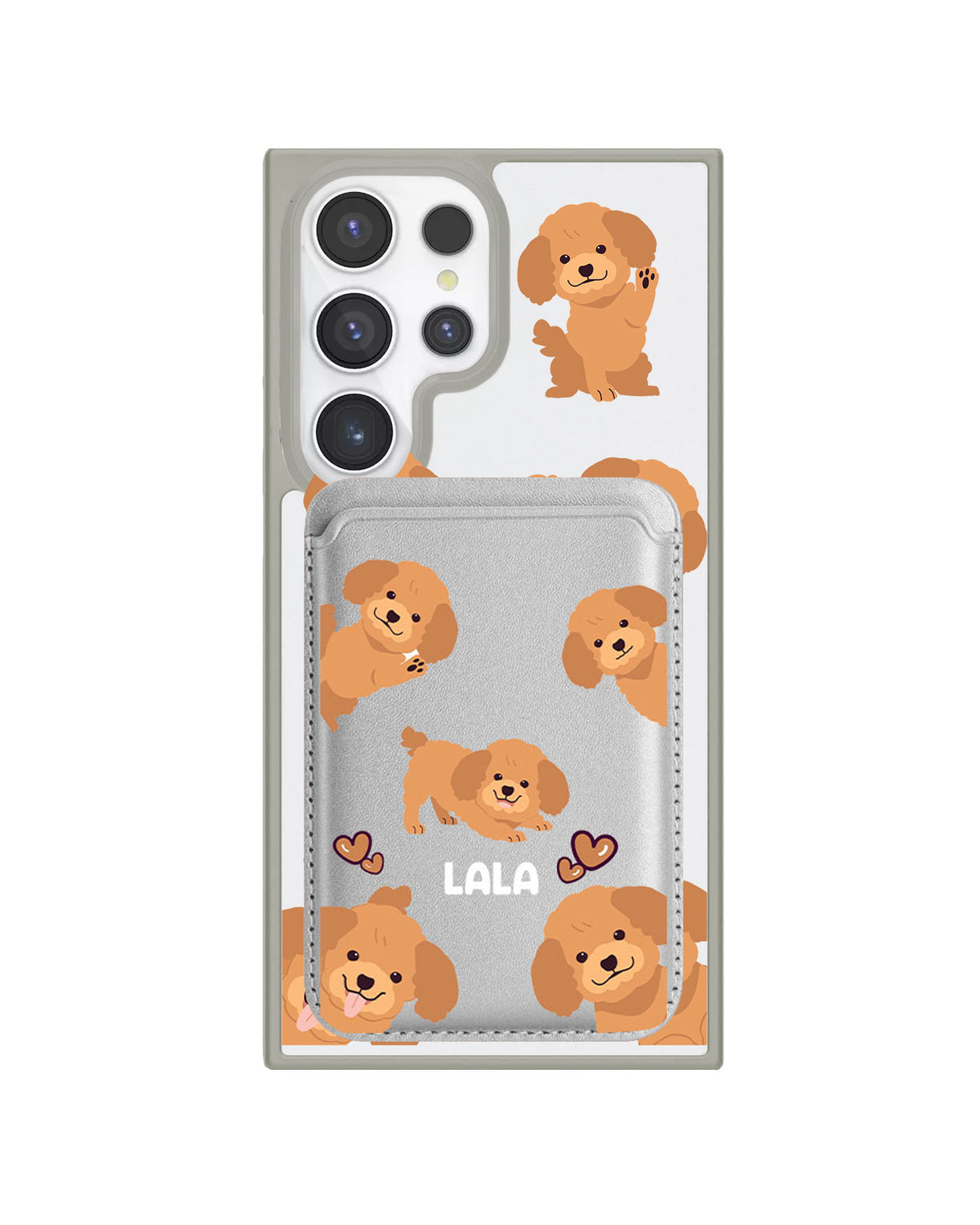 Android Magnetic Wallet Case - Poodle Squad