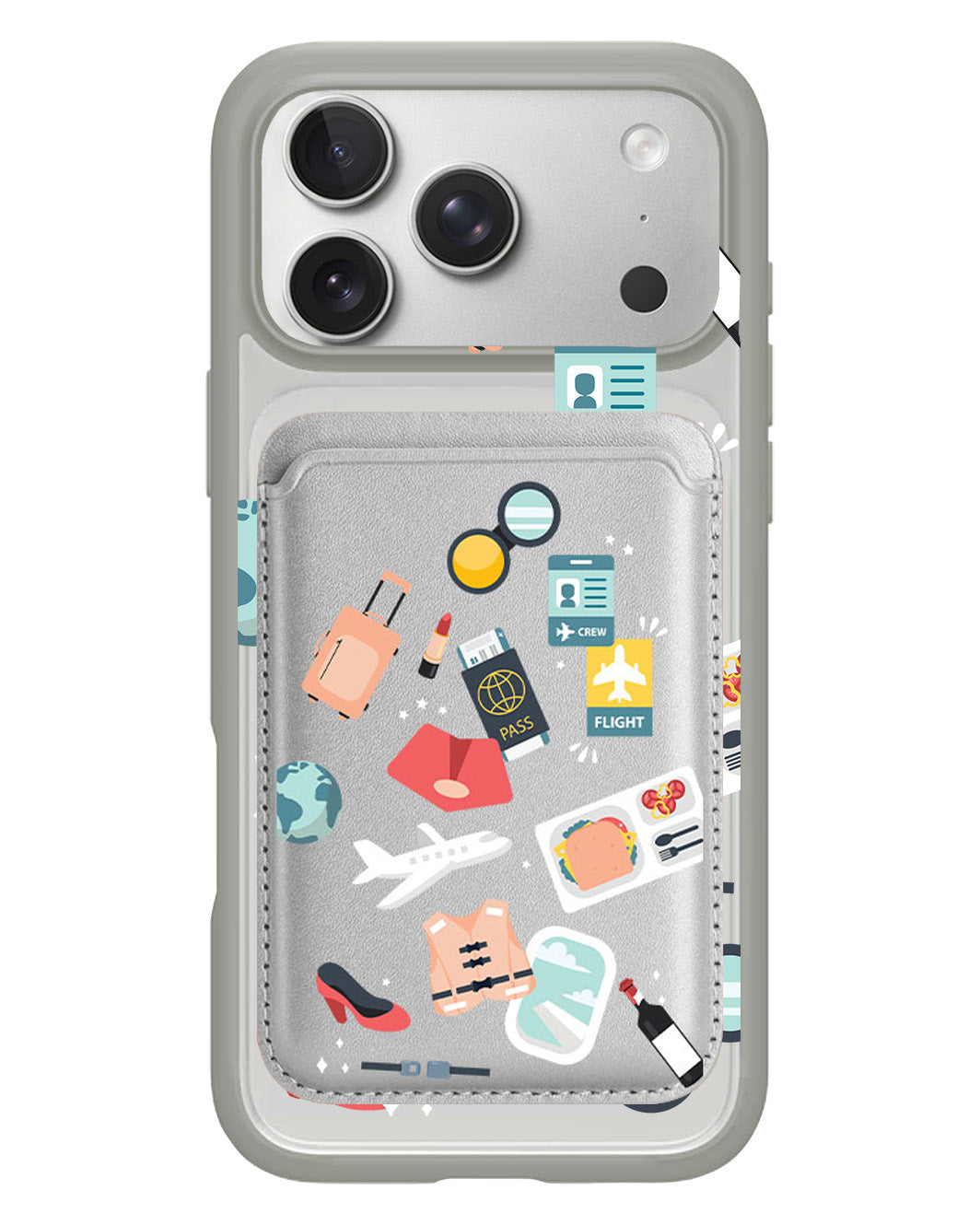 iPhone Magnetic Wallet Case - Stewardess