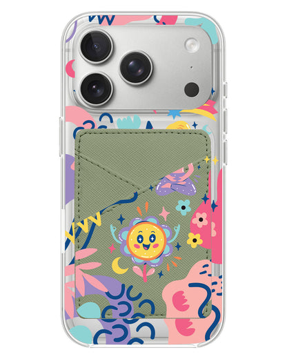 iPhone Phone Wallet Case - Heather