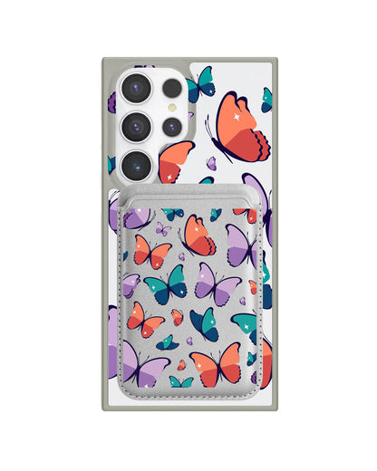 Android Magnetic Wallet Case - Butterfly