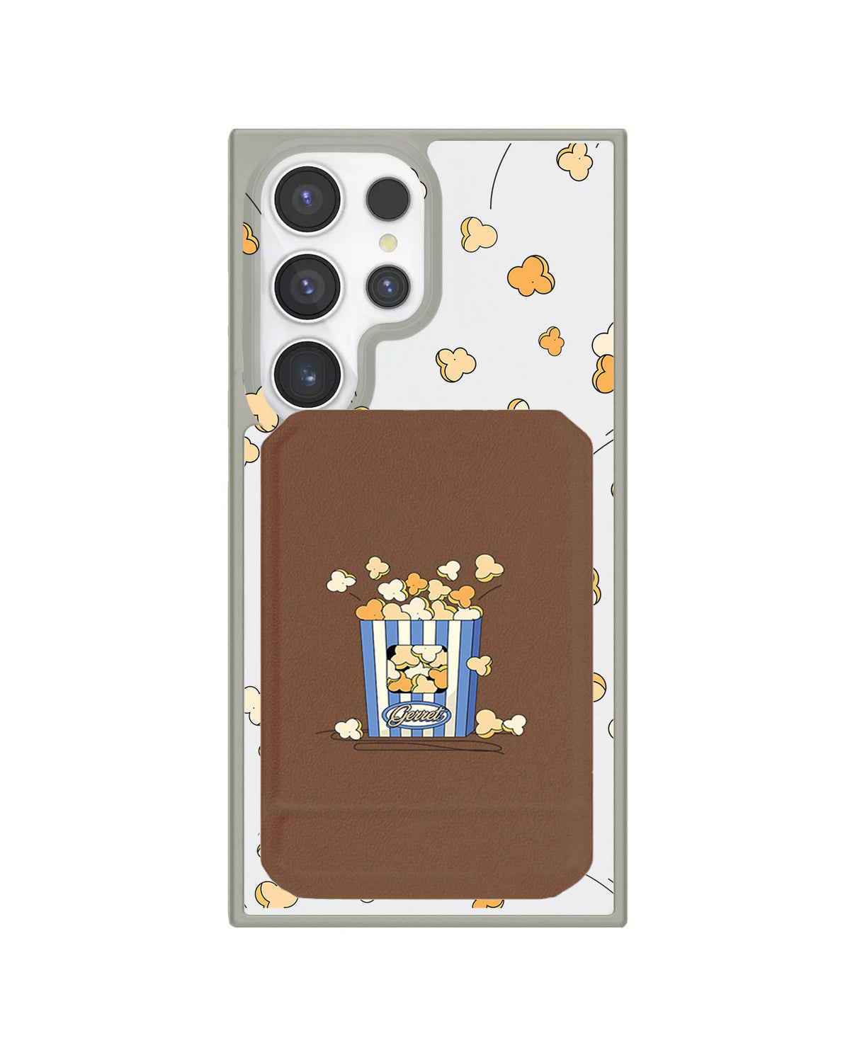 Android Magnetic Multifold Wallet - Popcorn