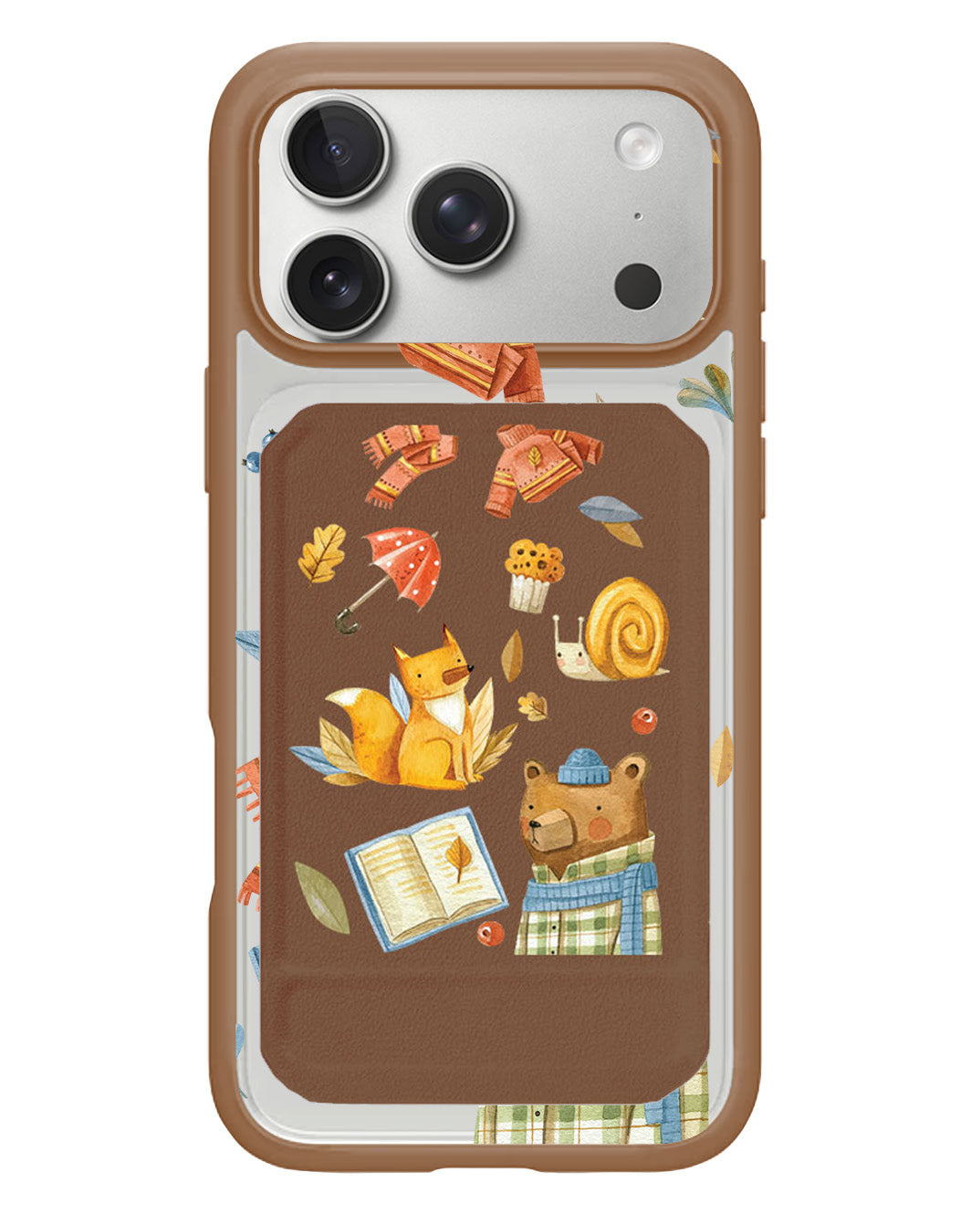 iPhone Magnetic Multifold Wallet - Bear & Fox