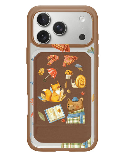 iPhone Magnetic Multifold Wallet - Bear & Fox