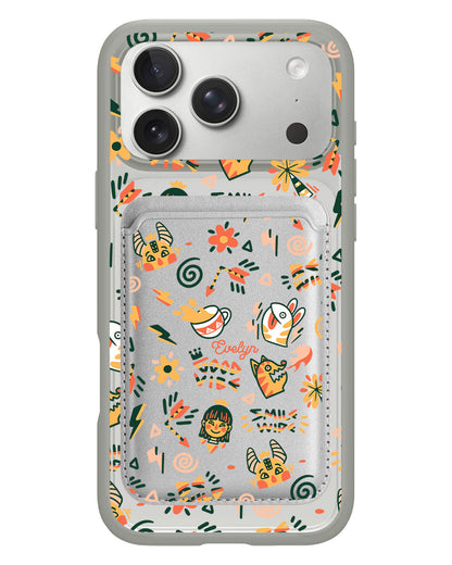 iPhone Magnetic Wallet Case - Wild & Free