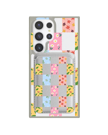 Android Magnetic Wallet Case - Four Seasons Stamps