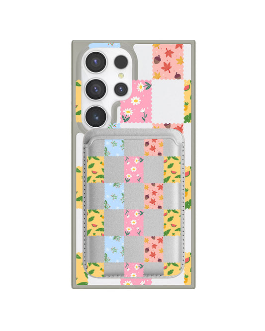 Android Magnetic Wallet Case - Four Seasons Stamps