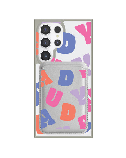 Android Magnetic Wallet Case - Chubby Monogram