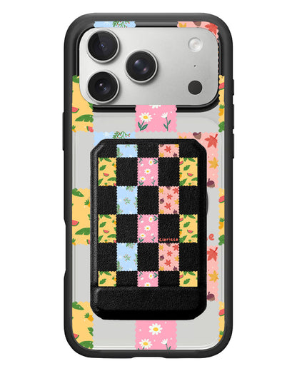 iPhone Magnetic Multifold Wallet - Four Seasons Stamps