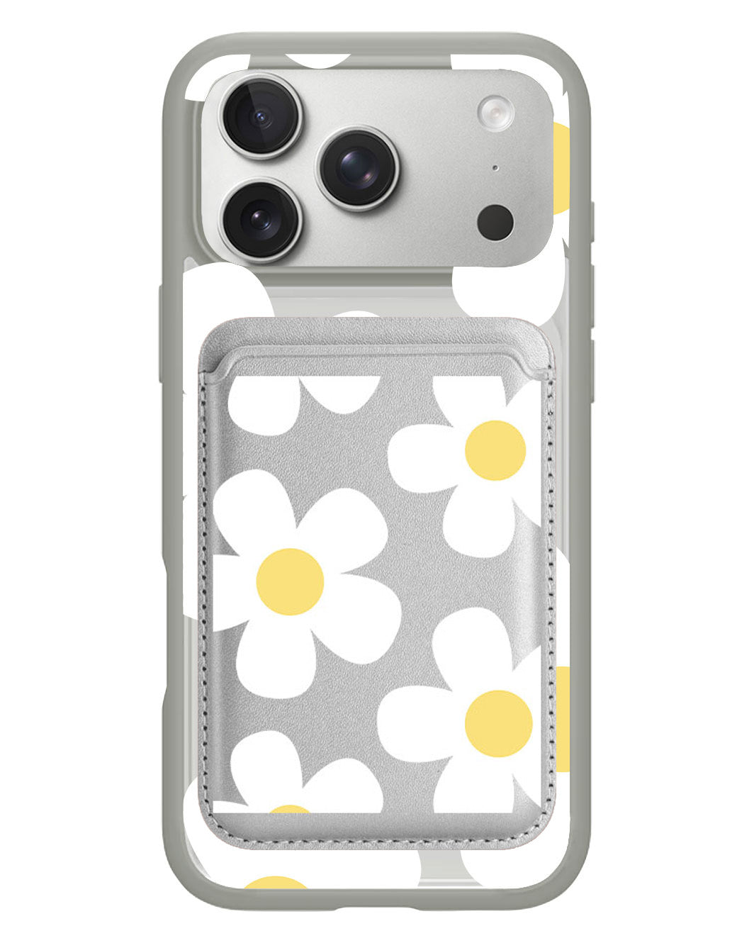 iPhone Magnetic Wallet Case - Daisy 4.0
