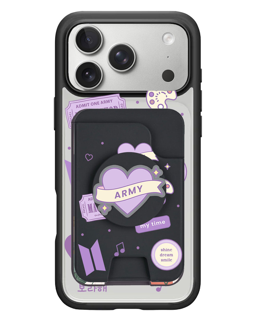 iPhone Magpop Wallet - BTS Sticker Pack