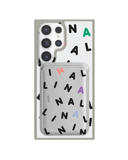Android Magnetic Wallet Case - Monogram 2.0 Hitam