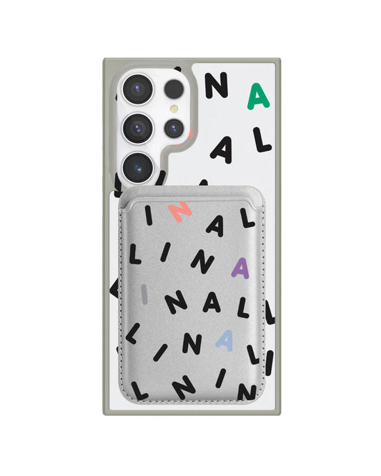 Android Magnetic Wallet Case - Monogram 2.0 Hitam