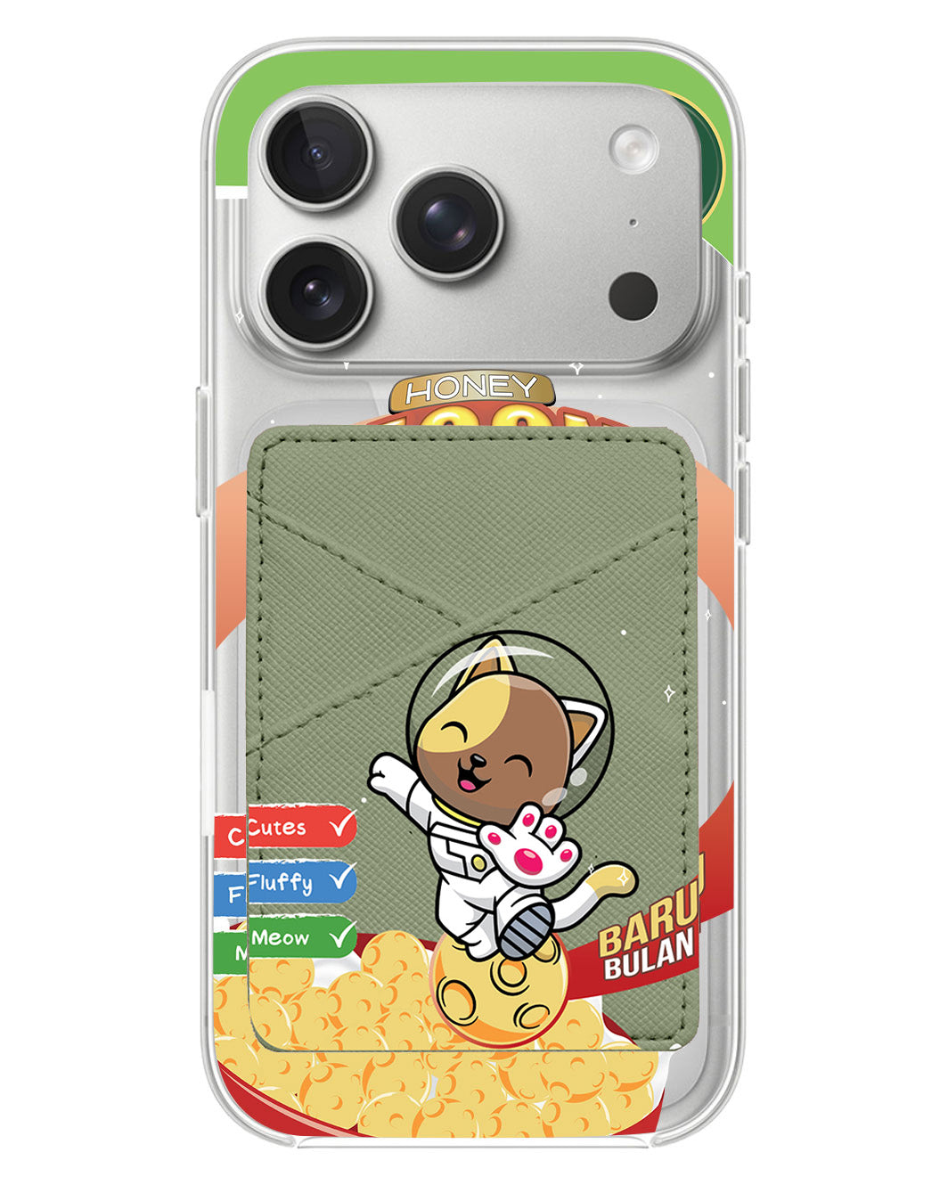 iPhone Phone Wallet Case - Honey Moon