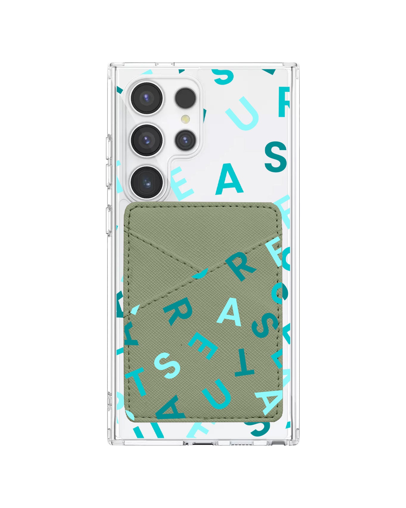 Android Phone Wallet Case - Treasure Monogram