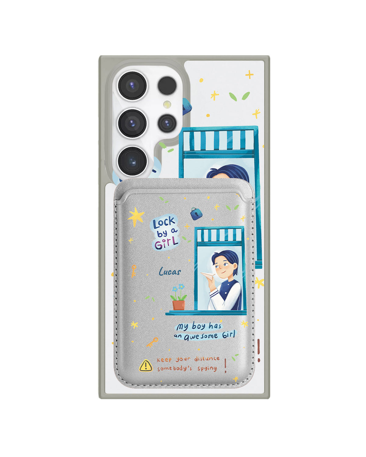 Android Magnetic Wallet Case - Crush Boy