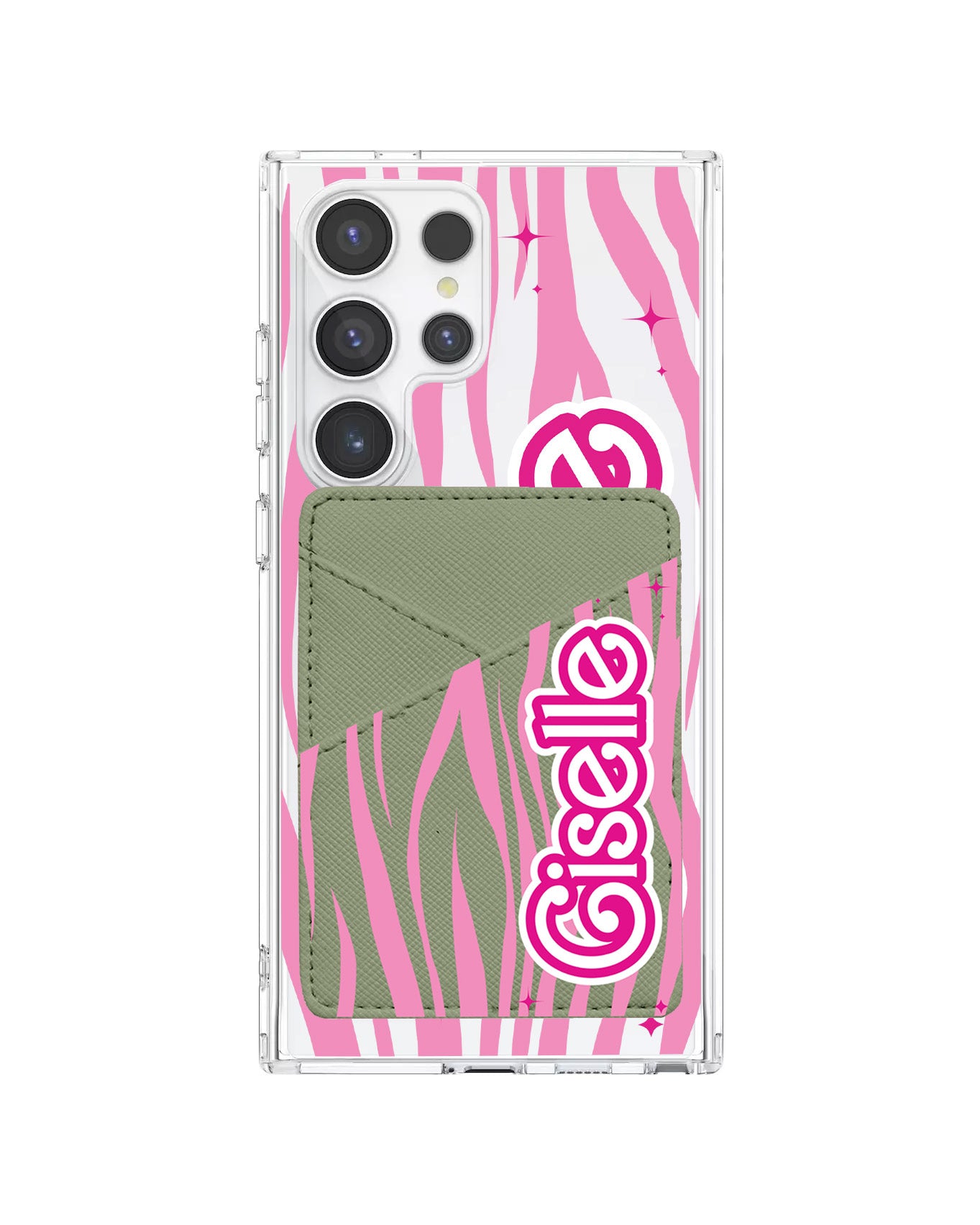 Android Phone Wallet Case - Barbie Zebra Pattern