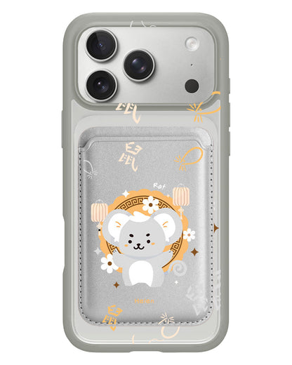 iPhone Magnetic Wallet Case - Rat (Chinese Zodiac / Shio)