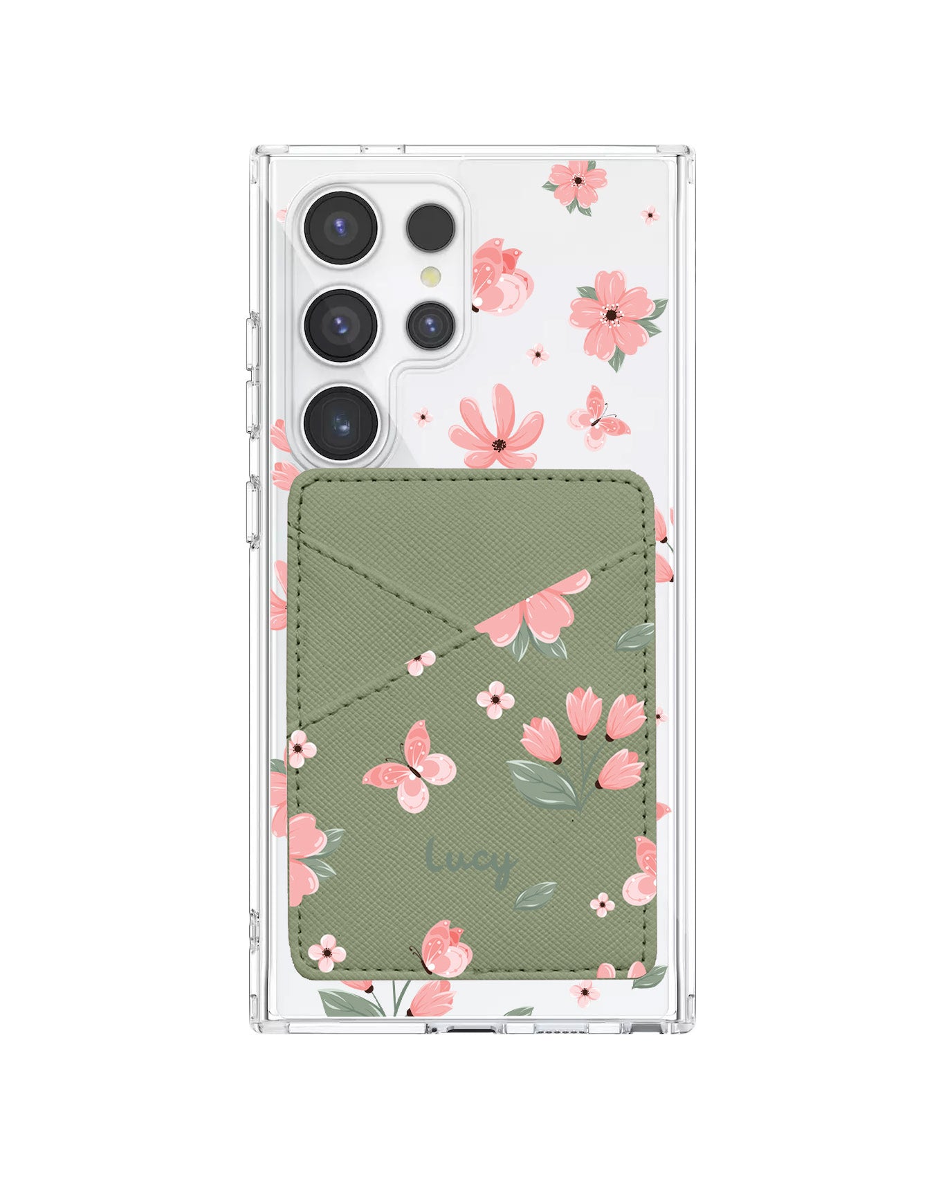 Android Phone Wallet Case - Pink Delight