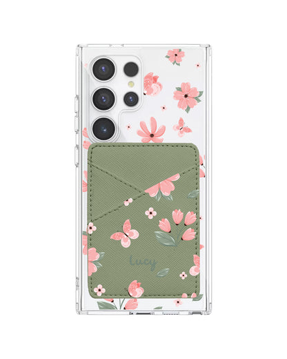 Android Phone Wallet Case - Pink Delight