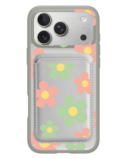 iPhone Magnetic Wallet Case - Daisy Spring