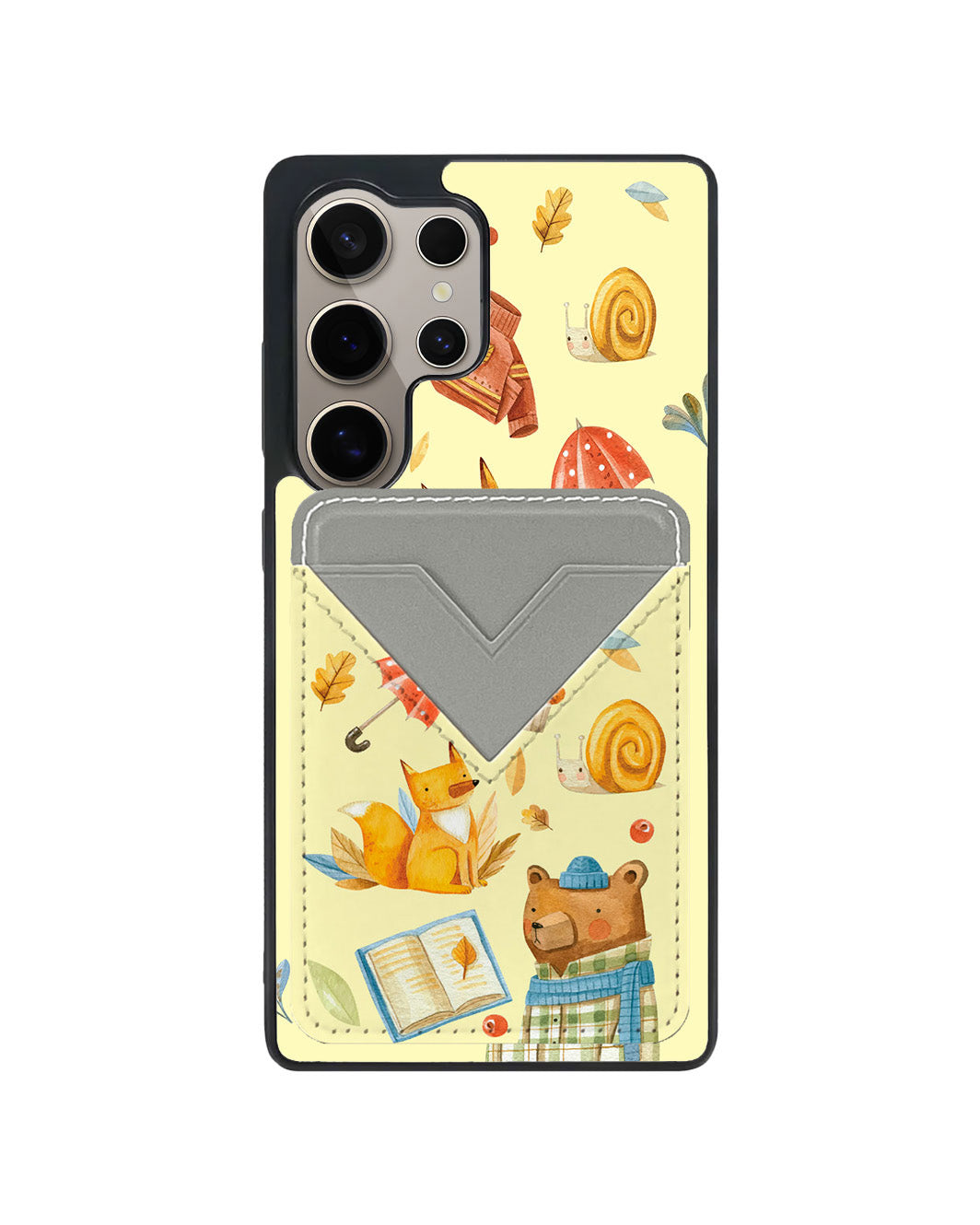 Android Avant Wallet Case - Bear & Fox