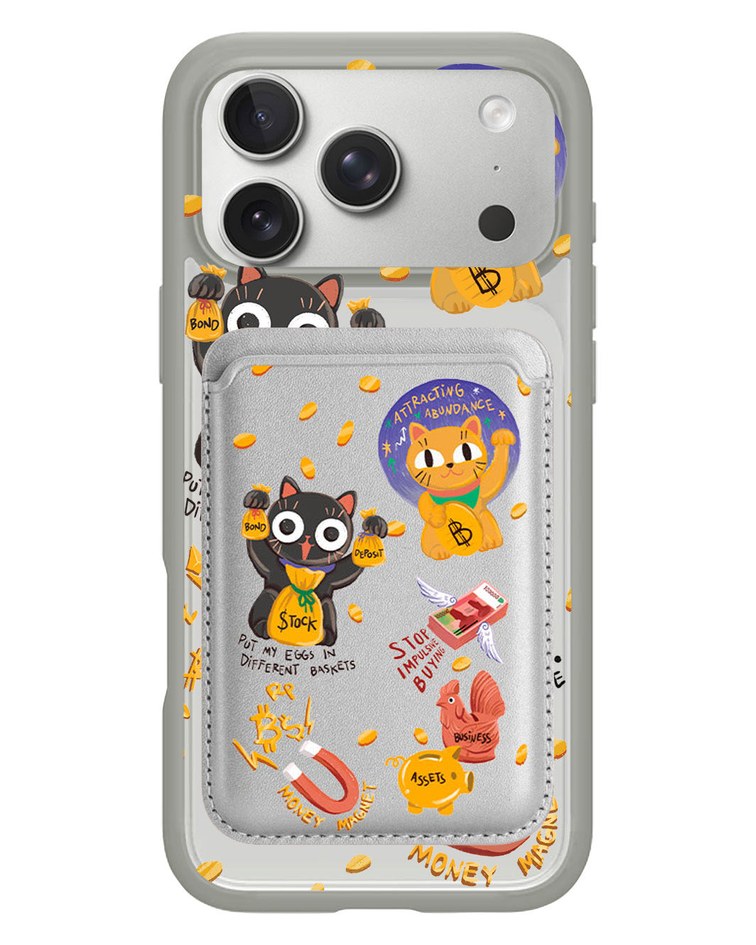 iPhone Magnetic Wallet Case - I Am... Money Magnet!!!