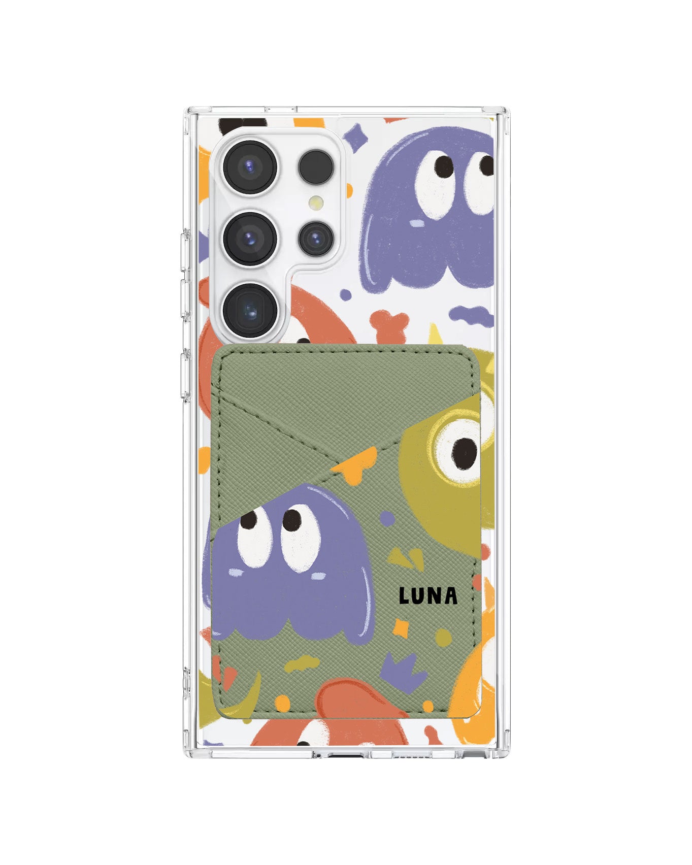 Android Phone Wallet Case - Cute Monster 1