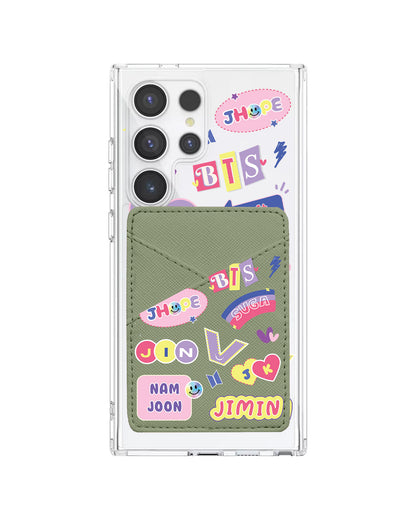Android Phone Wallet Case - BTS Members