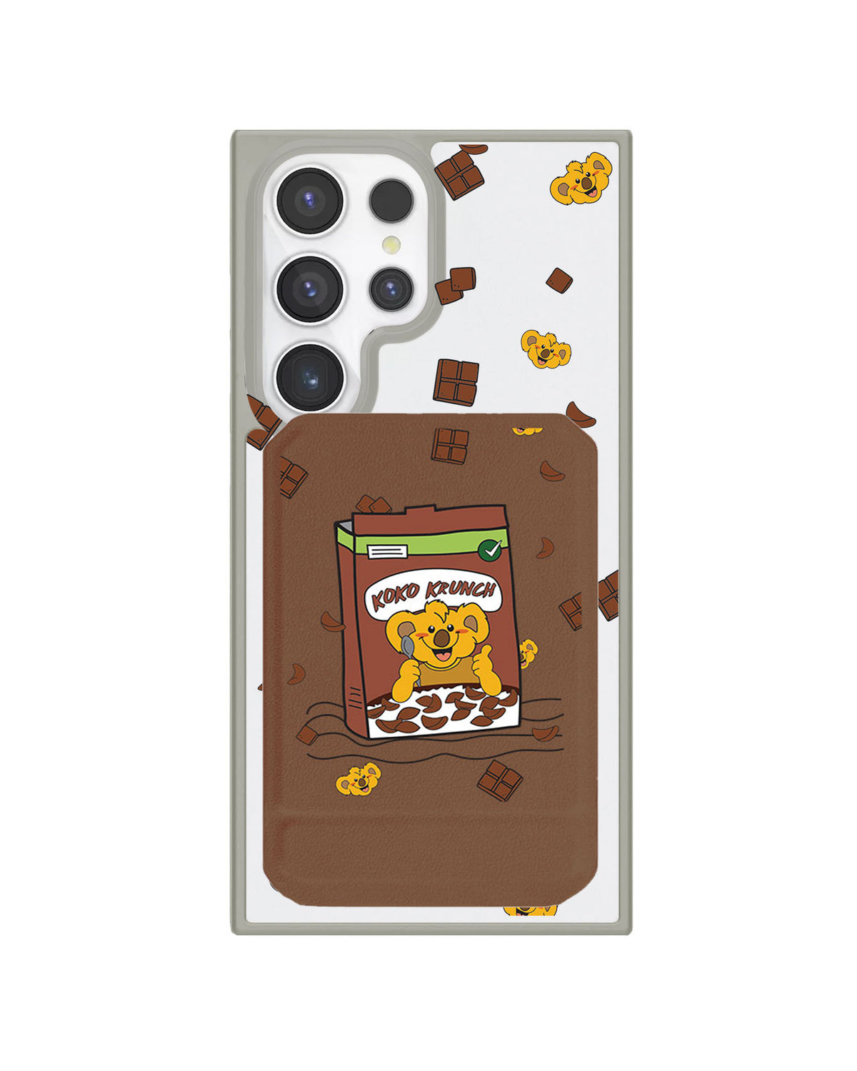 Android Magnetic Multifold Wallet - Choco Cereal