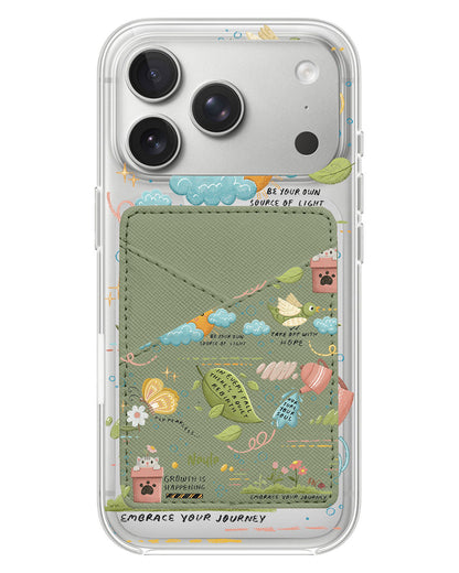 iPhone Phone Wallet Case - Growth