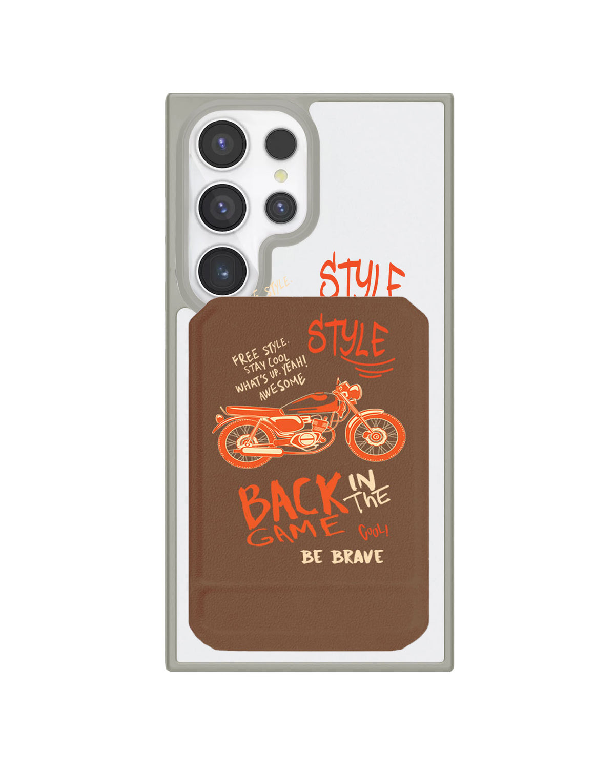 Android Magnetic Multifold Wallet - Back In The Game