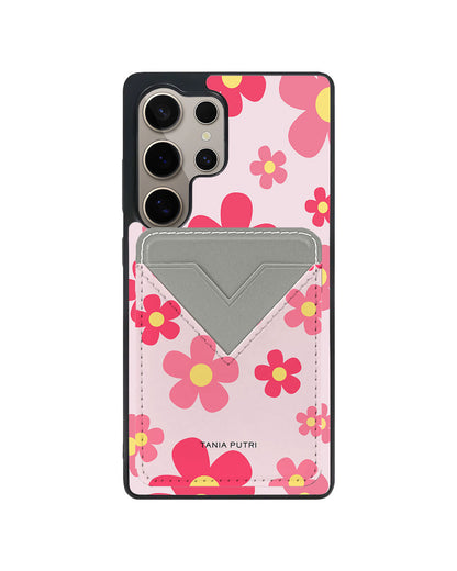 Android Avant Wallet Case - Daisy Blush