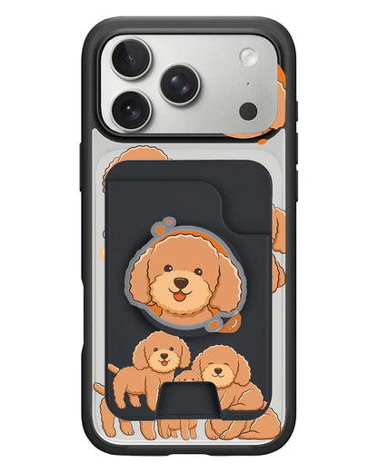 iPhone Magpop Wallet - Poodle Squad 4.0