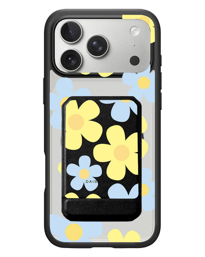 iPhone Magnetic Multifold Wallet - Daisy Skies