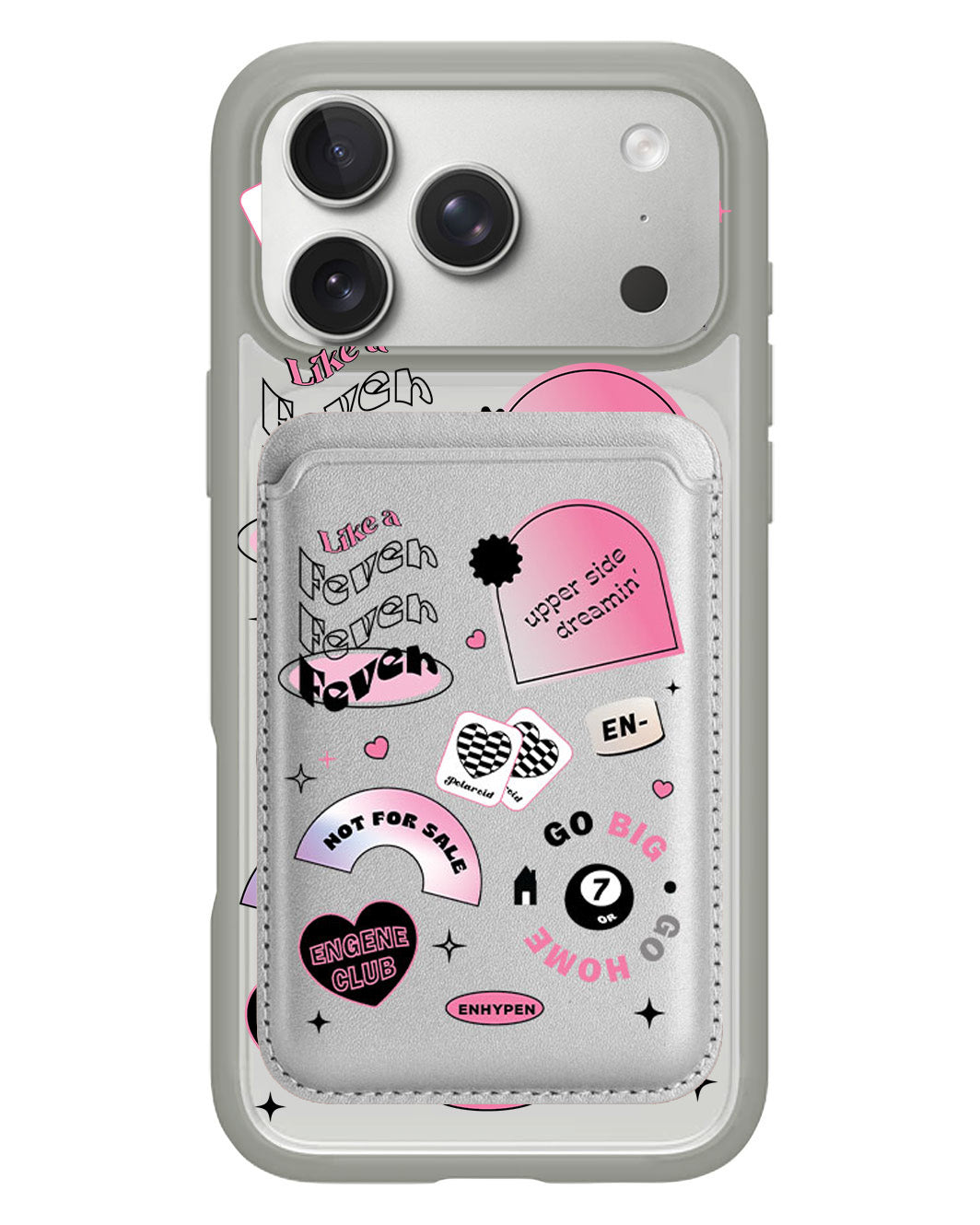 iPhone Magnetic Wallet Case - Enhypen Sticker Pack