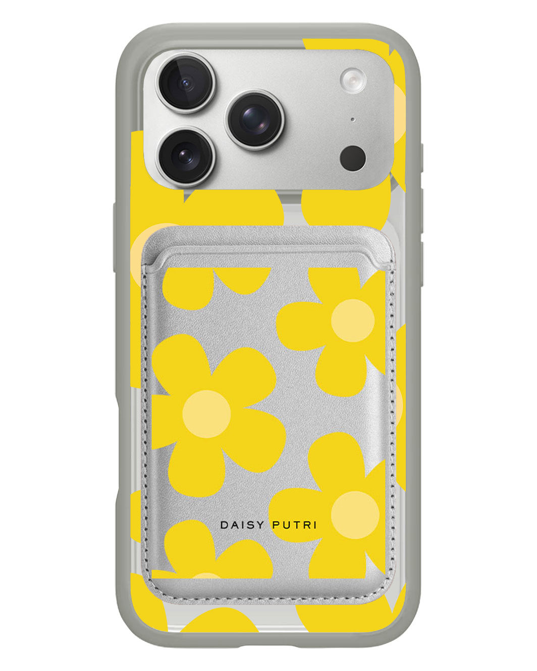 iPhone Magnetic Wallet Case - Daisy Sunshine