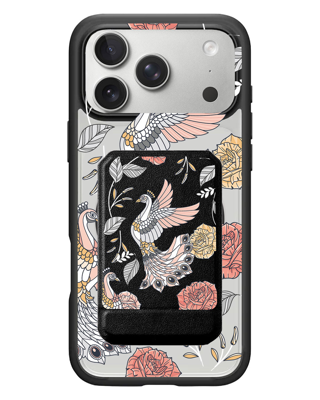 iPhone Magnetic Multifold Wallet - Bird & Paradise 1.0