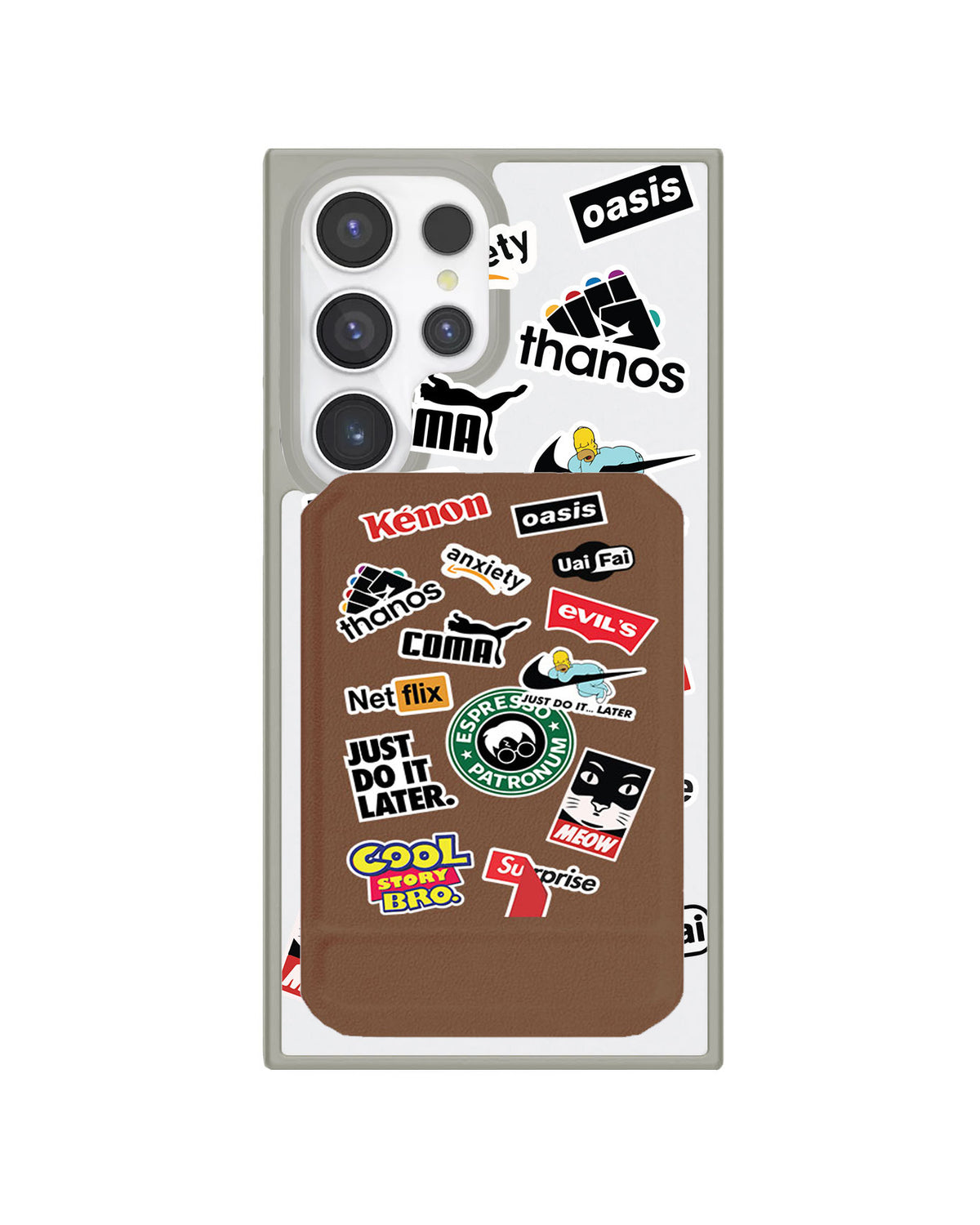 Android Magnetic Multifold Wallet - Brand Parody 1.0