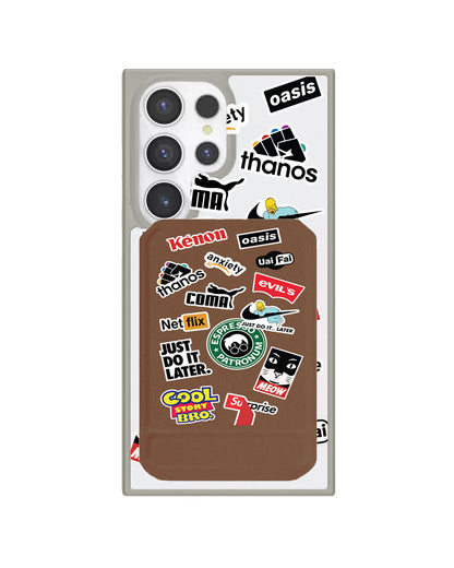Android Magnetic Multifold Wallet - Brand Parody 1.0