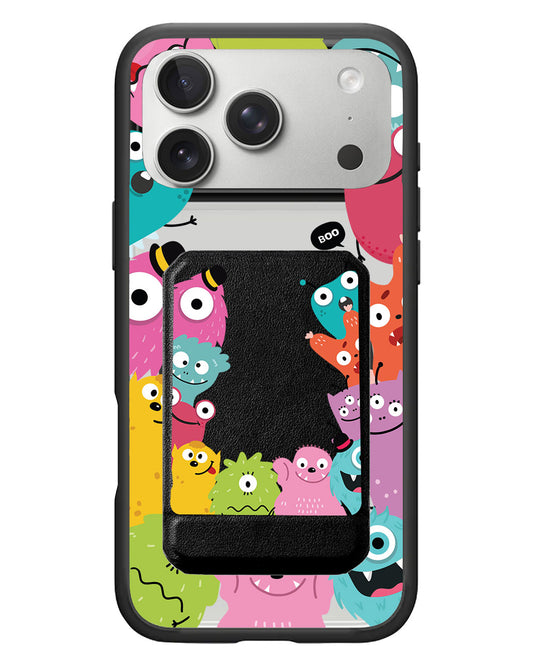 iPhone Magnetic Multifold Wallet - Little Monster