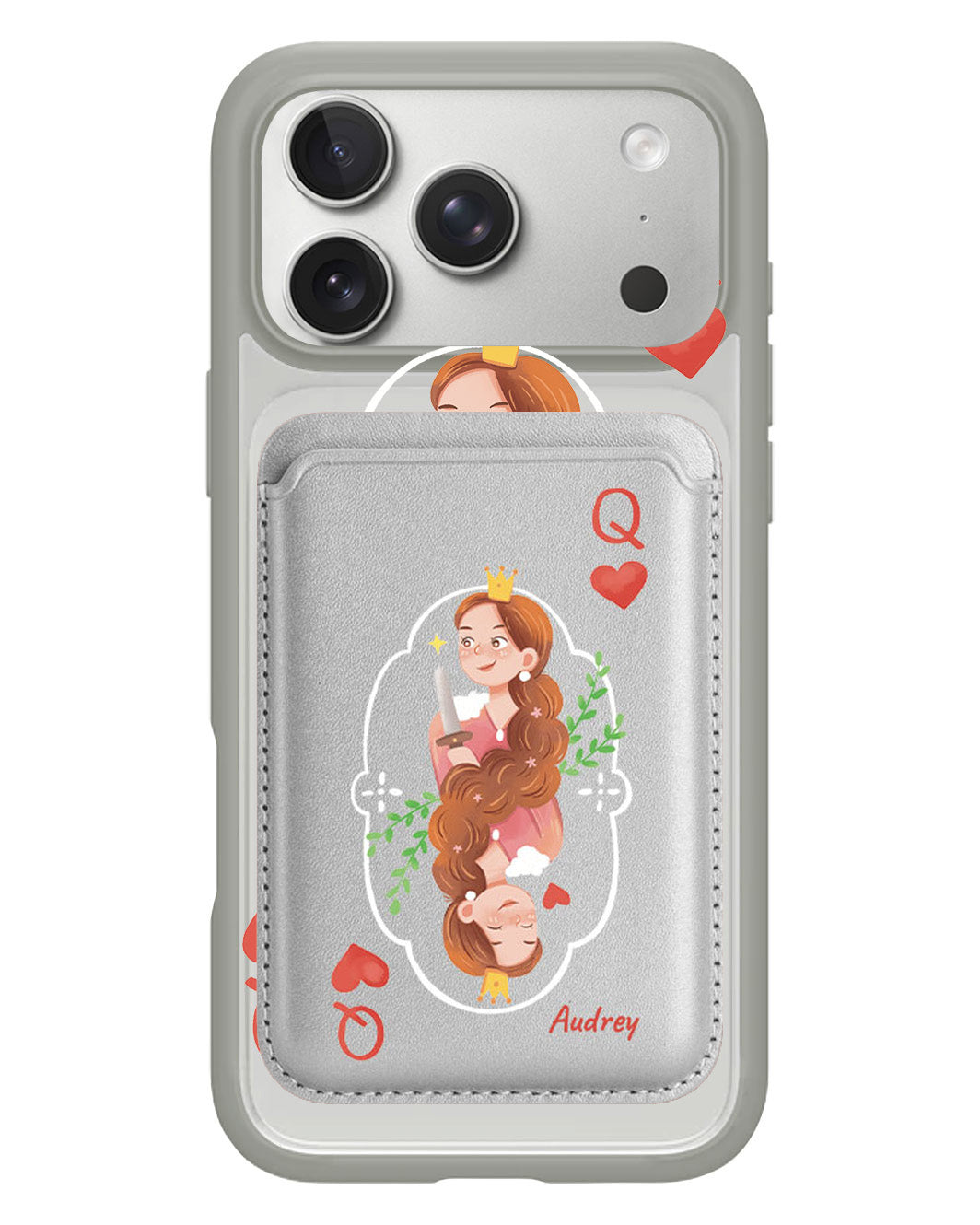 iPhone Magnetic Wallet Case - Queen (Couple Case)