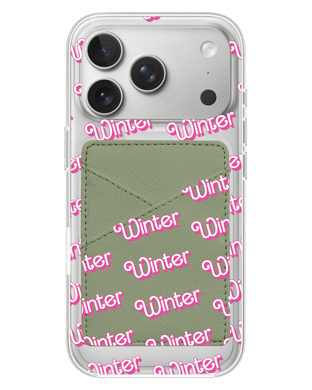 iPhone Phone Wallet Case - Barbie Monogram