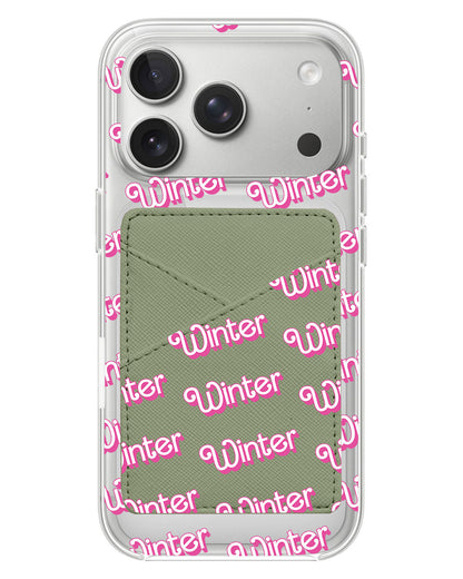 iPhone Phone Wallet Case - Barbie Monogram