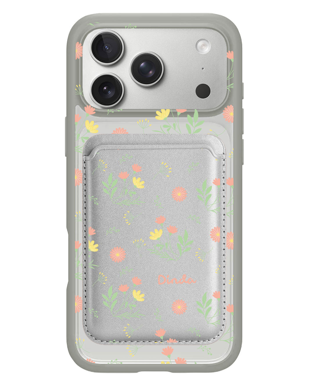 iPhone Magnetic Wallet Case - Dandelion
