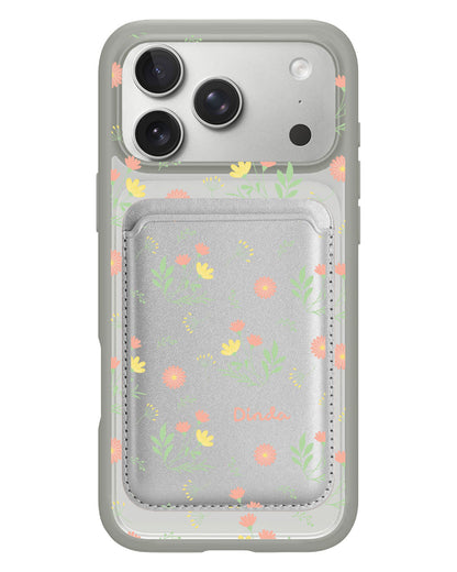 iPhone Magnetic Wallet Case - Dandelion