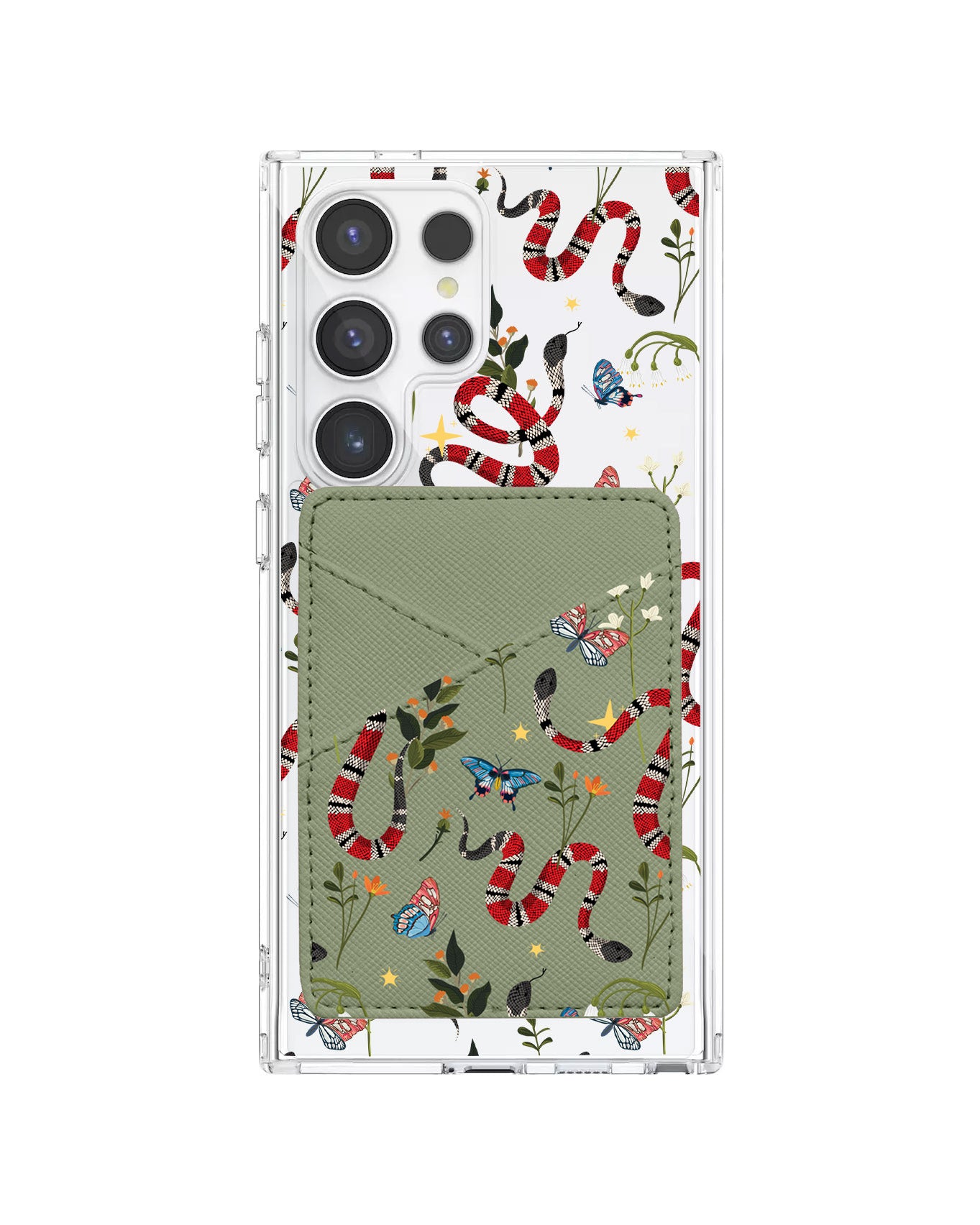 Android Phone Wallet Case - Serpente