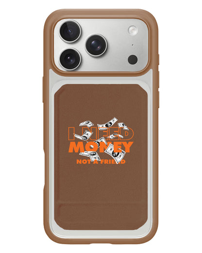 iPhone Magnetic Multifold Wallet - Money Better Than Friend